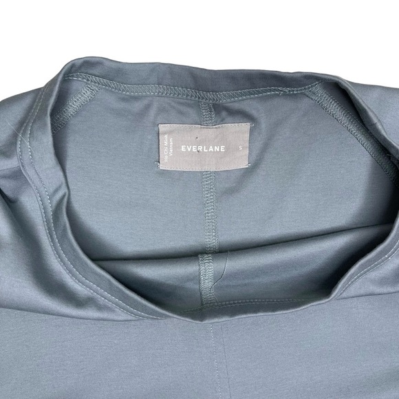 Everlane NWOT Gray Cotton Short Sleeve Midi T-Shirt Dress w/Side Slits Sz. small - Picture 12 of 13